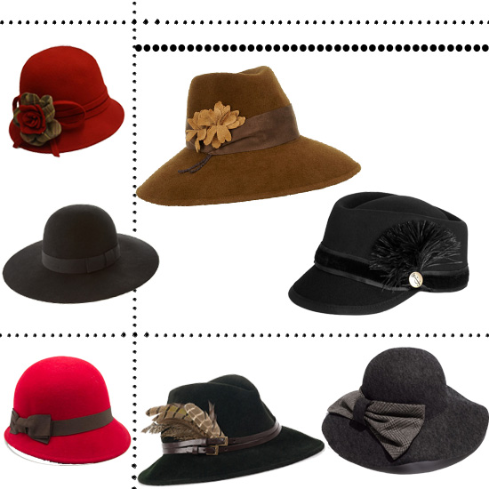 sombreros de fieltro